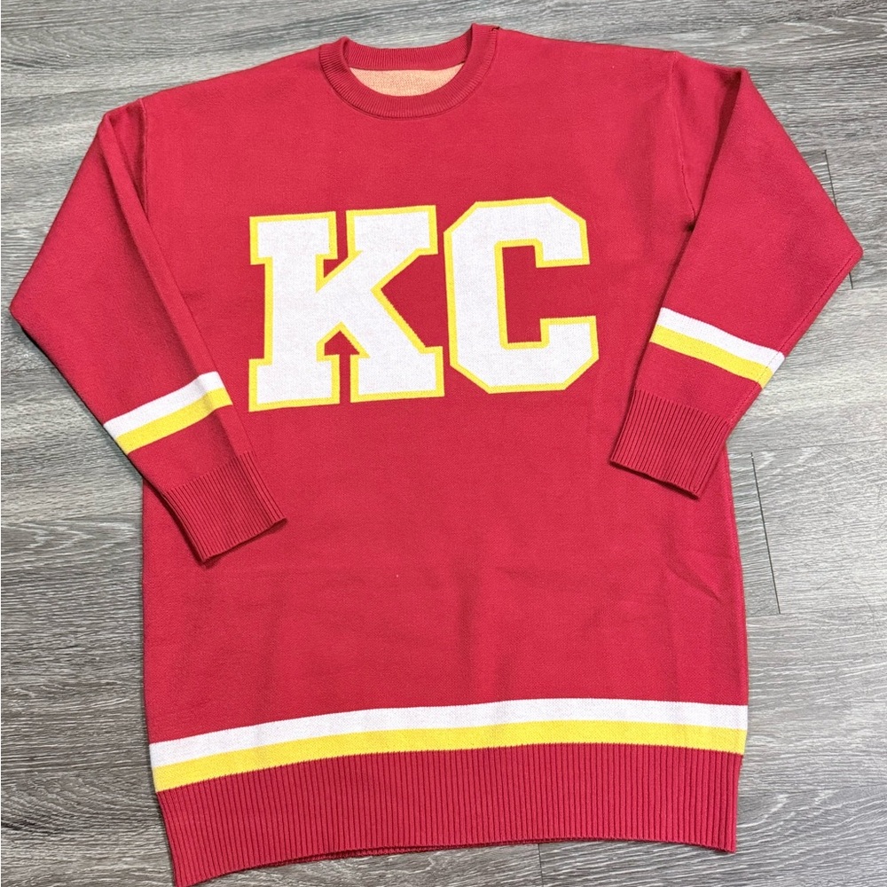 Kansas City Sweater Dress Chiefs Inspired